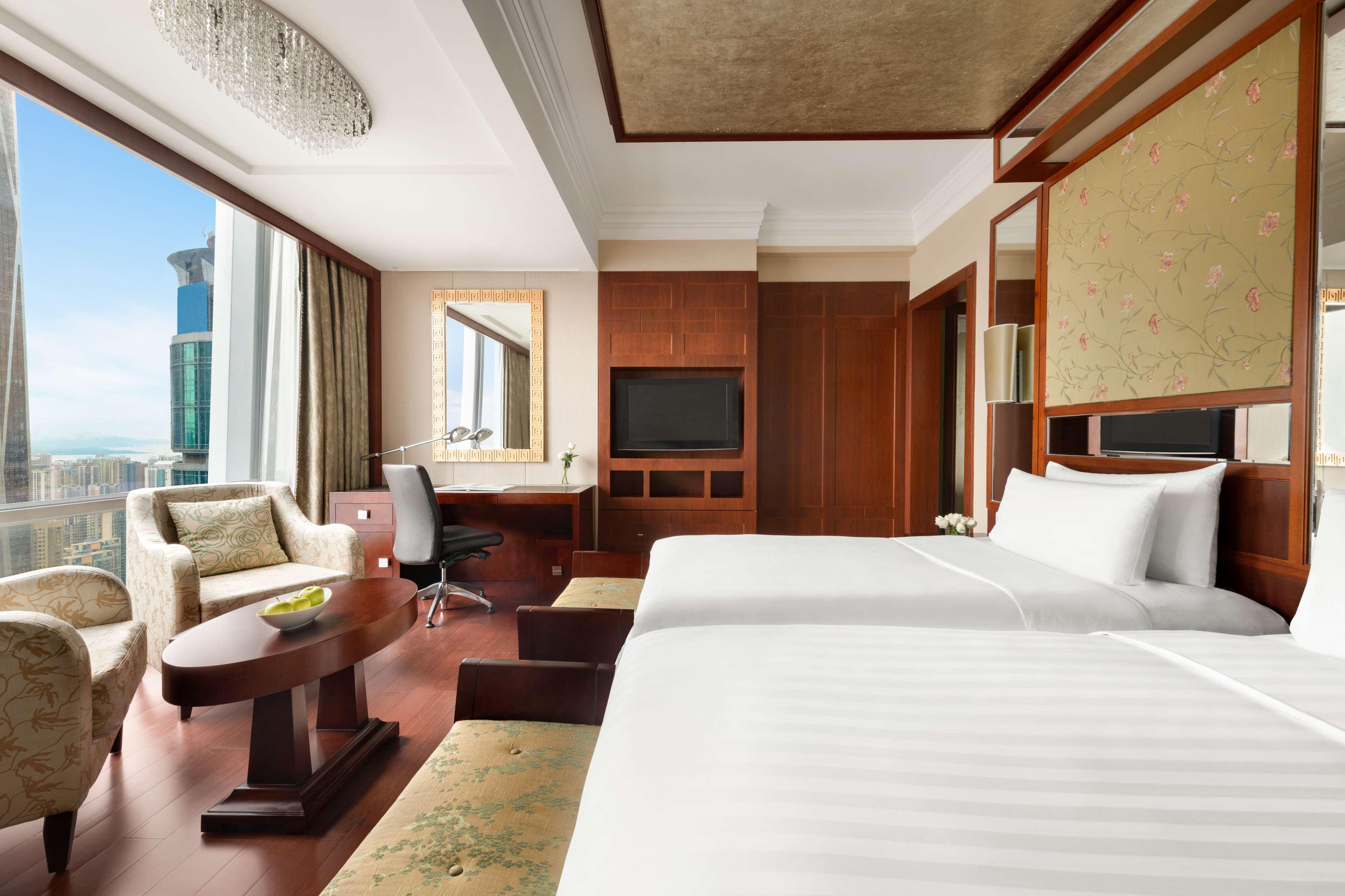 Futian Shangri-La, Shenzhen,Near To Shenzhen Convention&Exhibition Centre, Futian Railway Station Eksteriør bilde