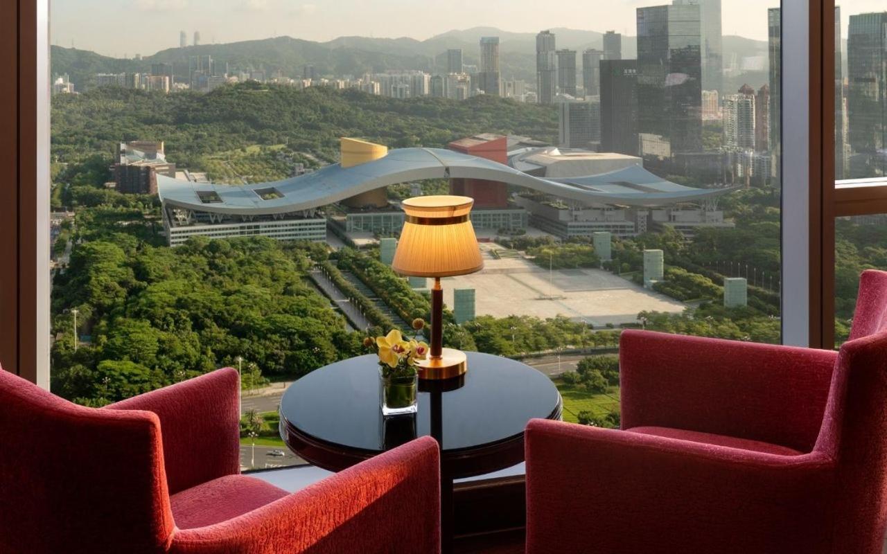 Futian Shangri-La, Shenzhen,Near To Shenzhen Convention&Exhibition Centre, Futian Railway Station Eksteriør bilde