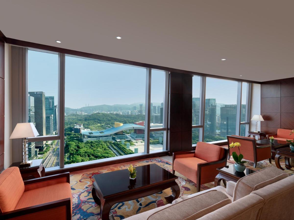 Futian Shangri-La, Shenzhen,Near To Shenzhen Convention&Exhibition Centre, Futian Railway Station Eksteriør bilde
