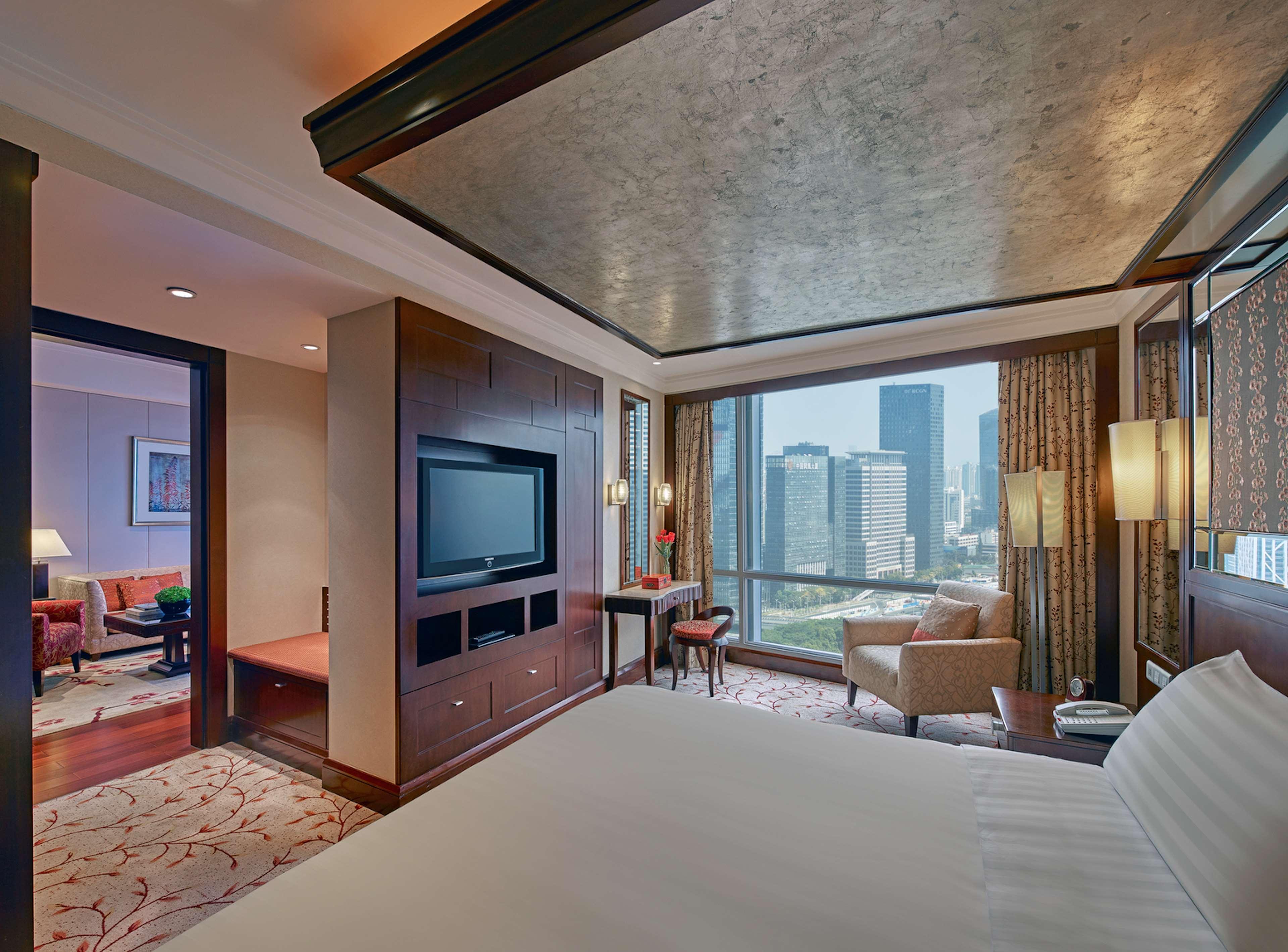 Futian Shangri-La, Shenzhen,Near To Shenzhen Convention&Exhibition Centre, Futian Railway Station Eksteriør bilde