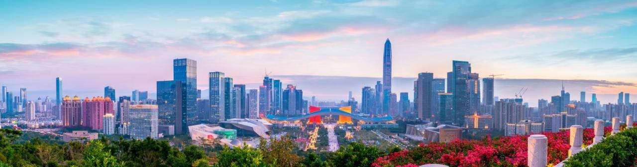 Futian Shangri-La, Shenzhen,Near To Shenzhen Convention&Exhibition Centre, Futian Railway Station Eksteriør bilde